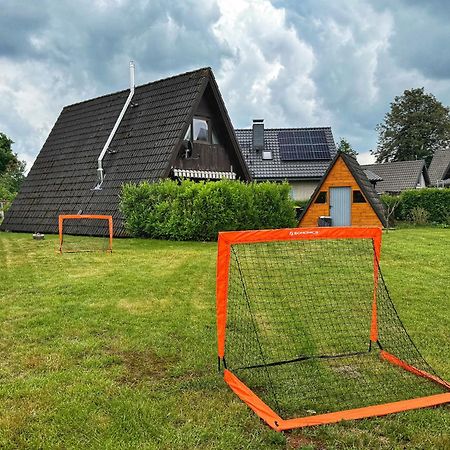 Nur-Dach-Haus Am Alfsee Rieste Exteriör bild
