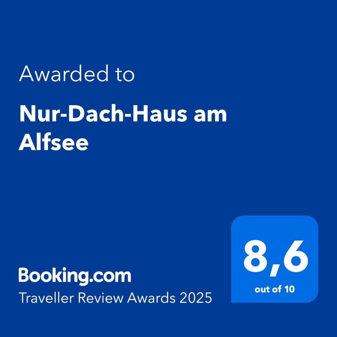 Nur-Dach-Haus Am Alfsee Rieste Exteriör bild